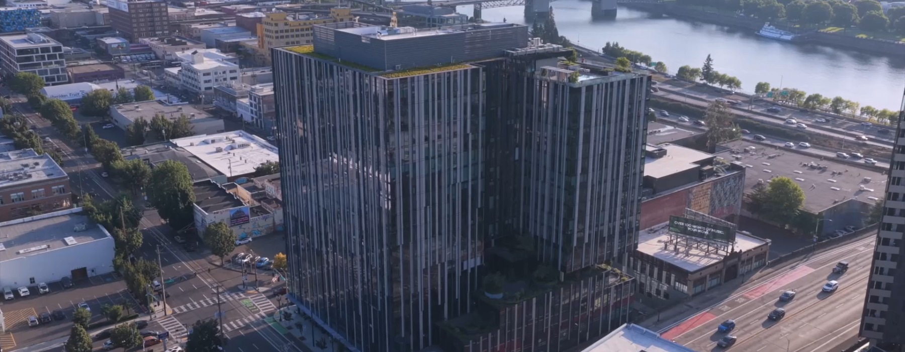 aerial view of 5 MLK